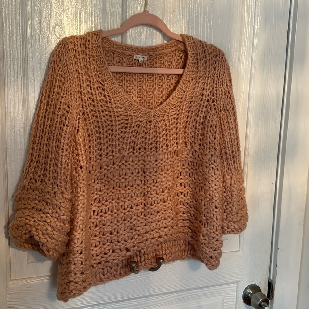 EN CRÈME Women’s Pink Knit Sweater Size Medium
